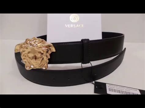 versace gold 3d|Unboxing Versace Gold 3d Medusa Belt Authentic .